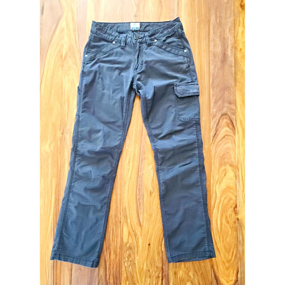 ​Ridgecut Dark Grey Ripstop Gorpcore Cargo ​Pants Straight Leg Stretch Size 6